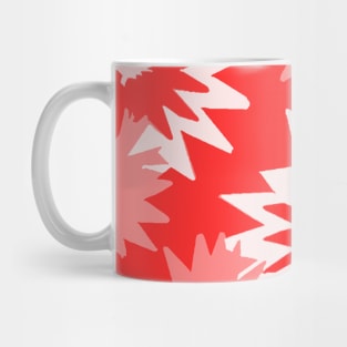 Red and White Flowers Mug